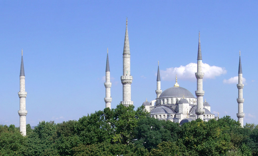 トルコ　モスク　ブルー　スルタンアフメト・モスク